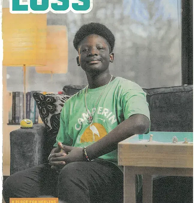 Wendt Center Teen Camper highlighted in Scholastic Magazine